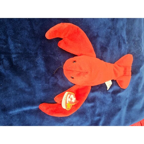 Ty Retired Beanie Baby Pinchers Style 4026 Tags 6-19-93 P.V.C Pellets 9 Inches - Picture 8 of 8